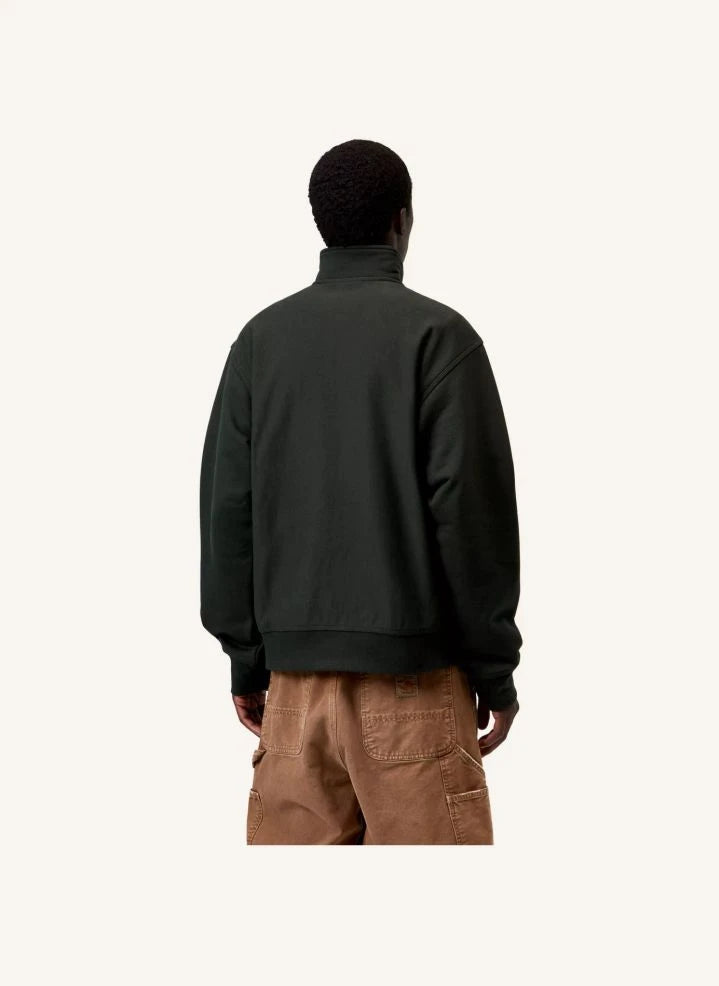 Carhartt WIP - American Script Yarım Fermuarlı Sweatshirt | Siyah
