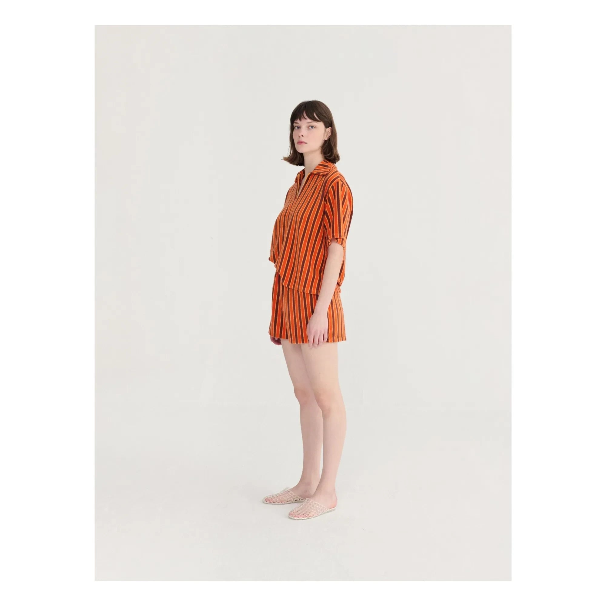 Bobo Choses - Terry Cotton Kısa Şort | Camel