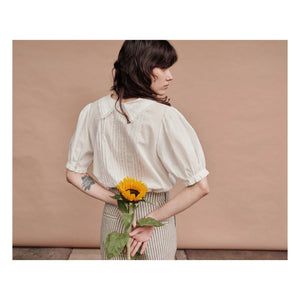 Emile et Ida - Vintage Pamuk Bluz | Krem