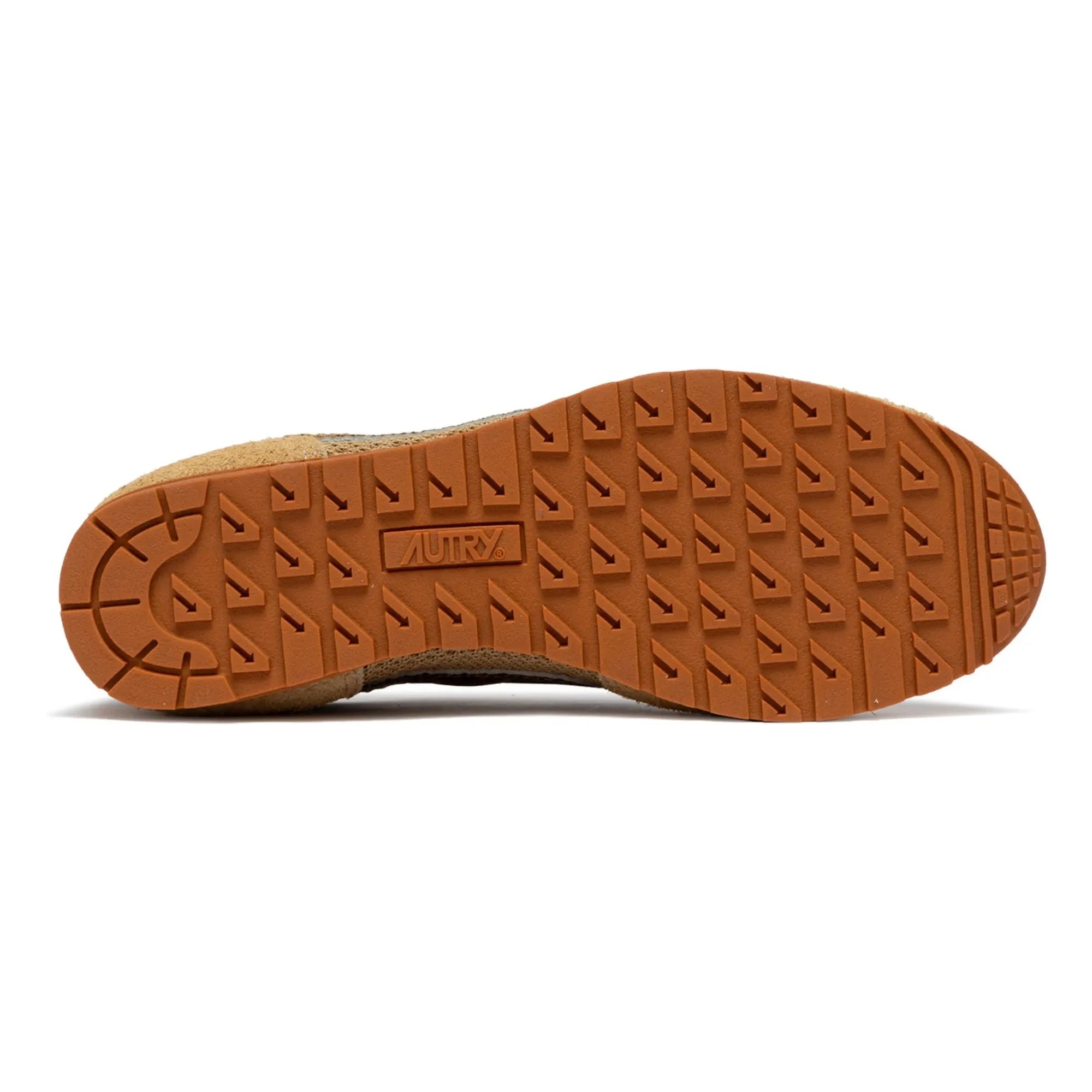 Autry - Windspin Low Leopard Süet Sneakers | Camel