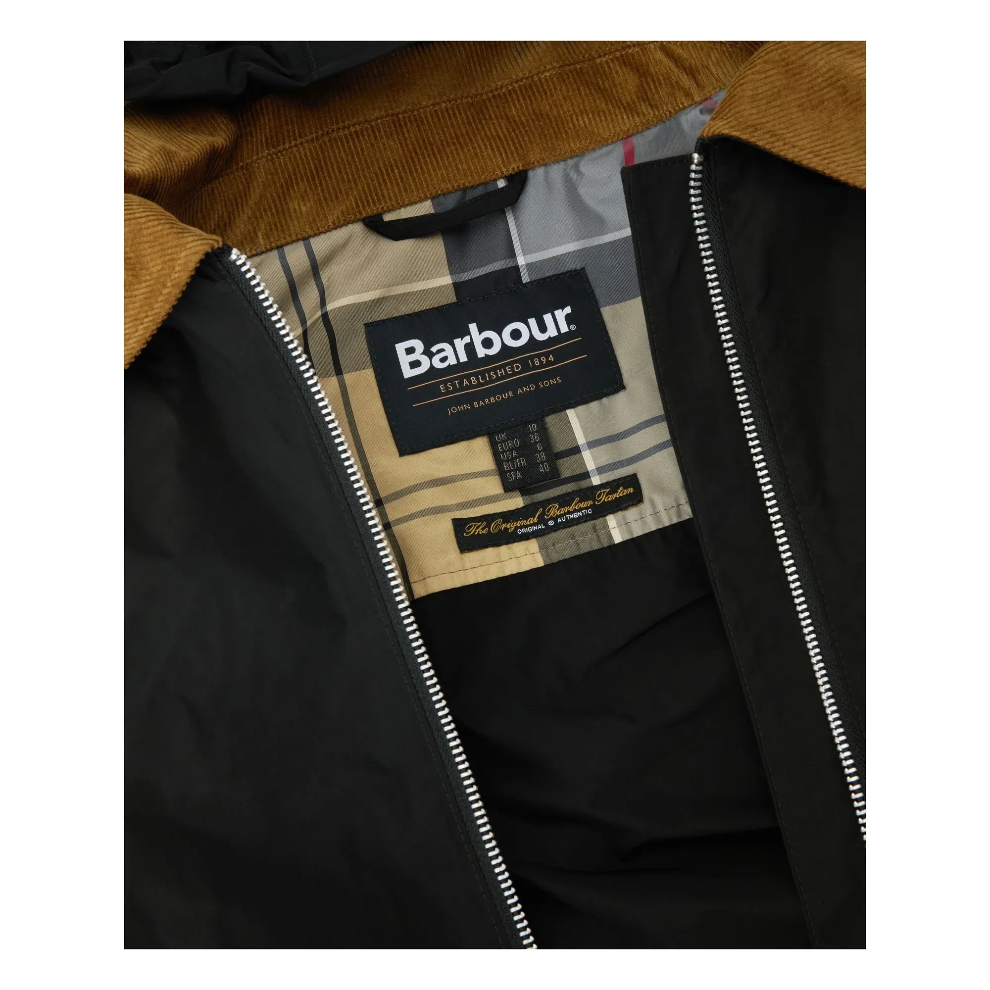 Barbour - Weaver su geçirmez ceket | Siyah
