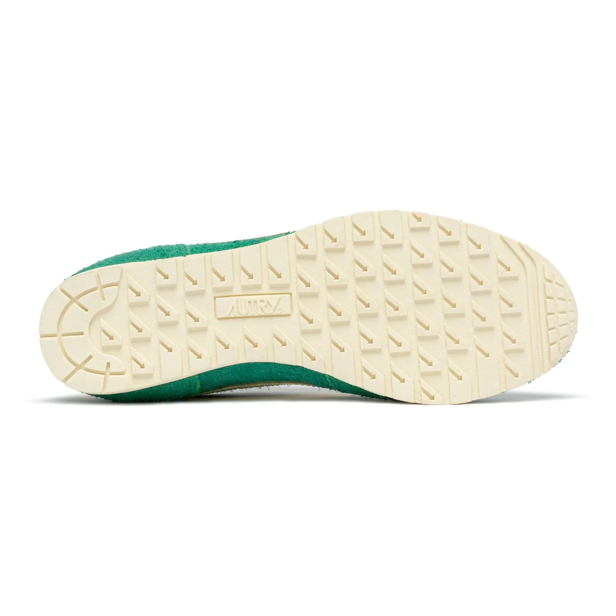Autry - Windspin Low İki Tonlu Süet ve Deri Sneaker | Yeşil