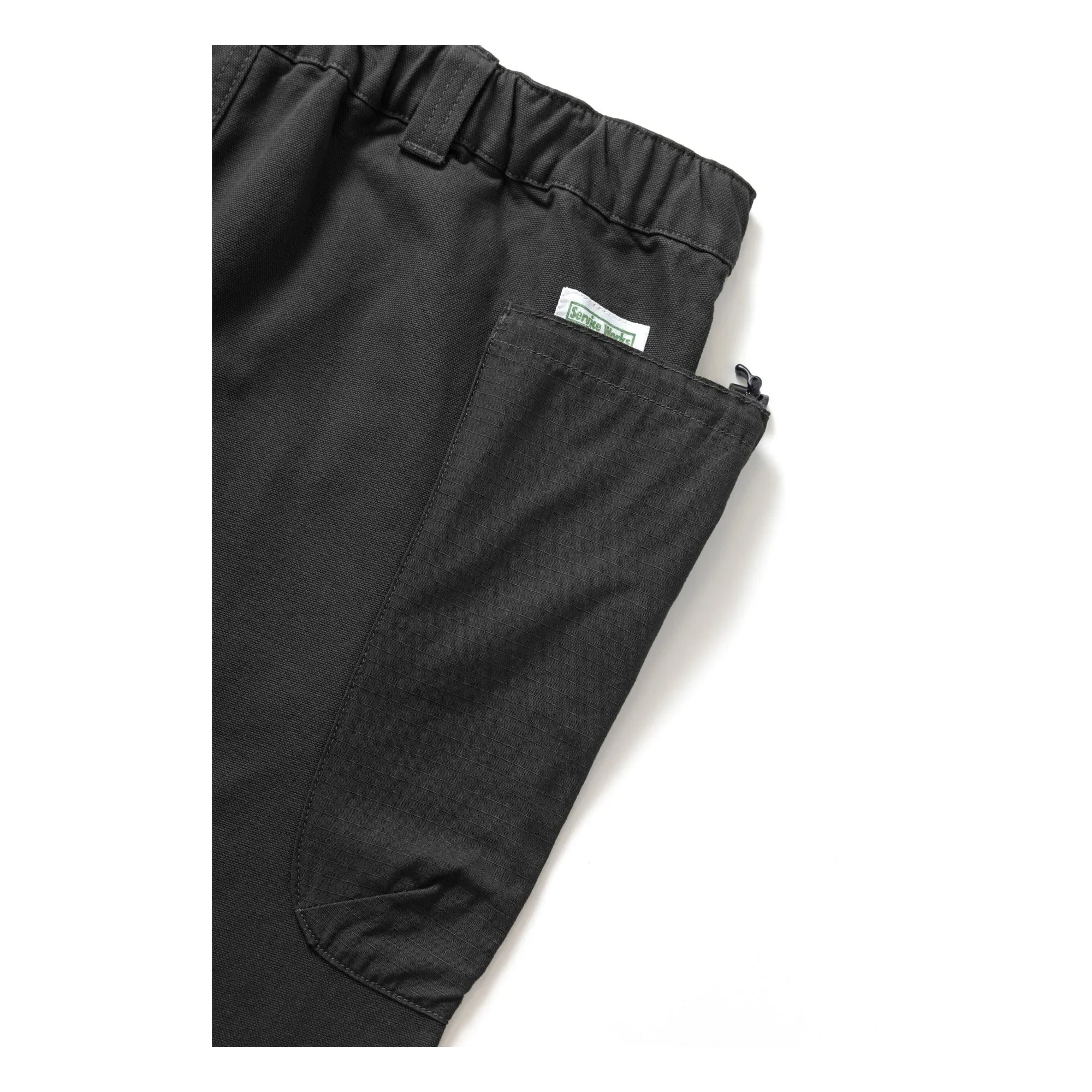 Service Works - Organik Pamuklu Gardener Pantolon | Koyu siyah