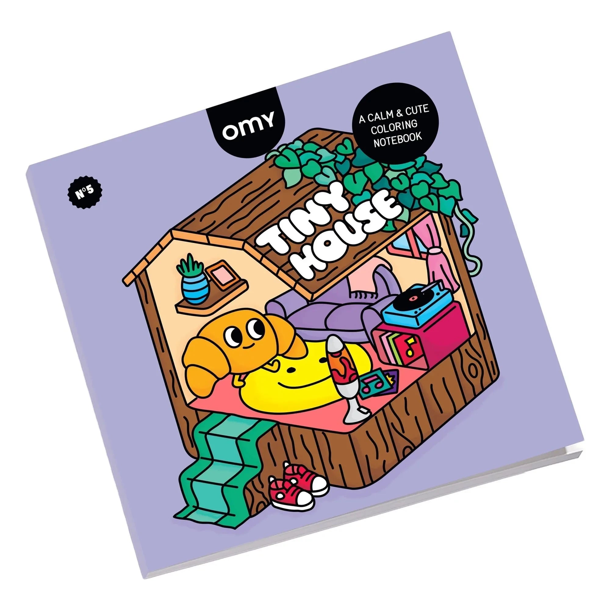 Omy - Tiny House Boyama Kitabı | Mor