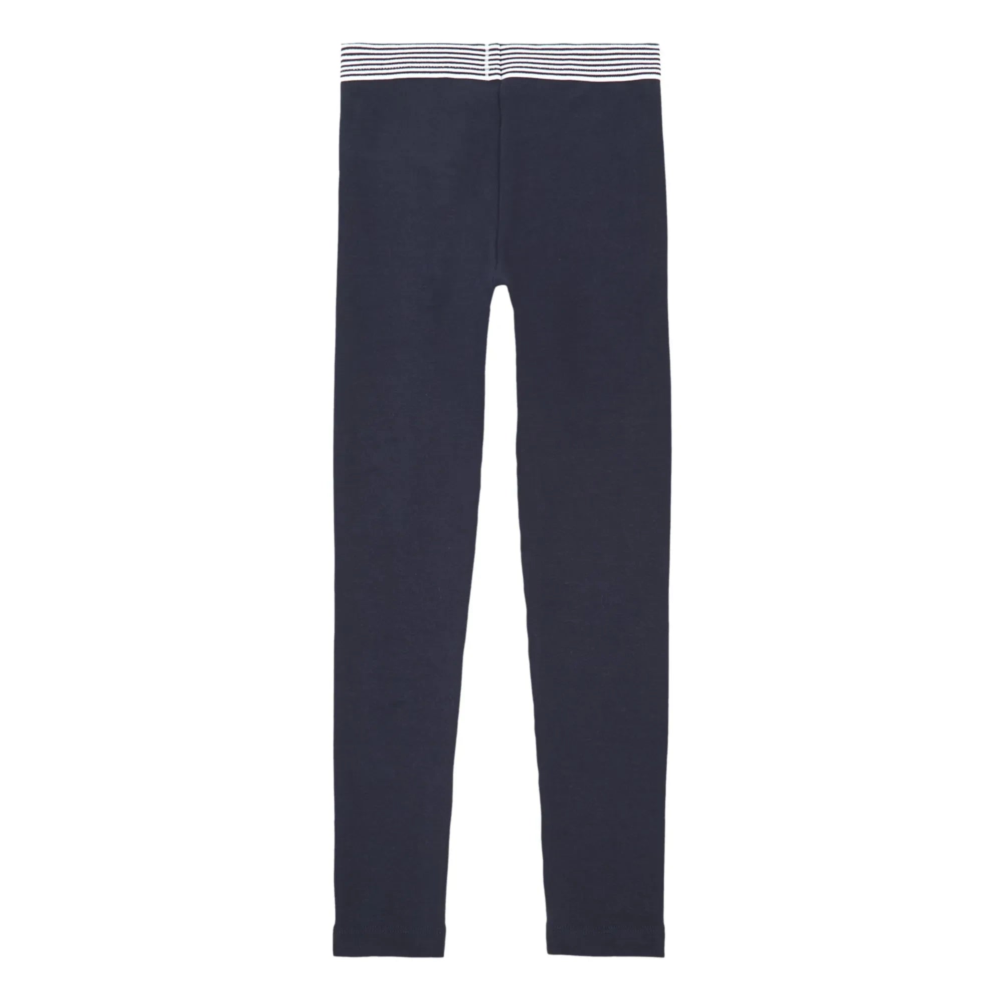 Petit Bateau - Çizgili bel bandı tayt | Lacivert