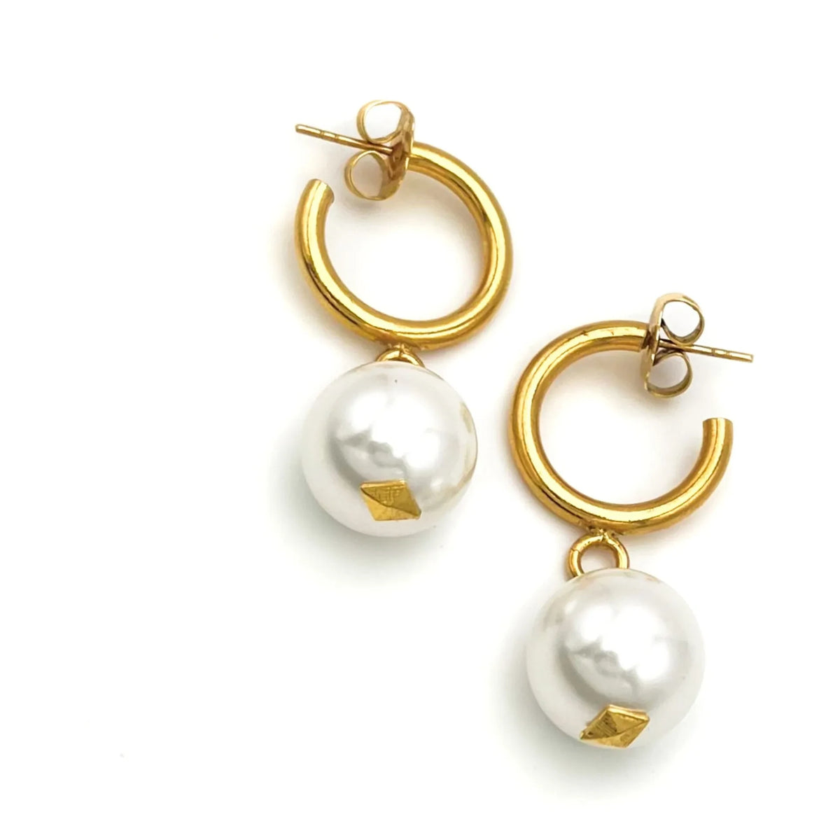 Perrine Taverniti - Exclusive Perrine Taverniti x Smallable - İnci Küpeler | Altın