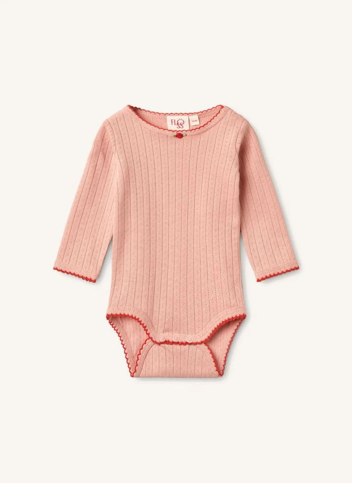 Flöss - Liva Pointelle Body | Açık Pembe