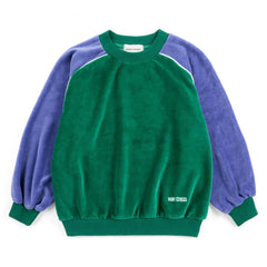 Bobo Choses - Renk Bloklu Terry Sweat | Yeşil