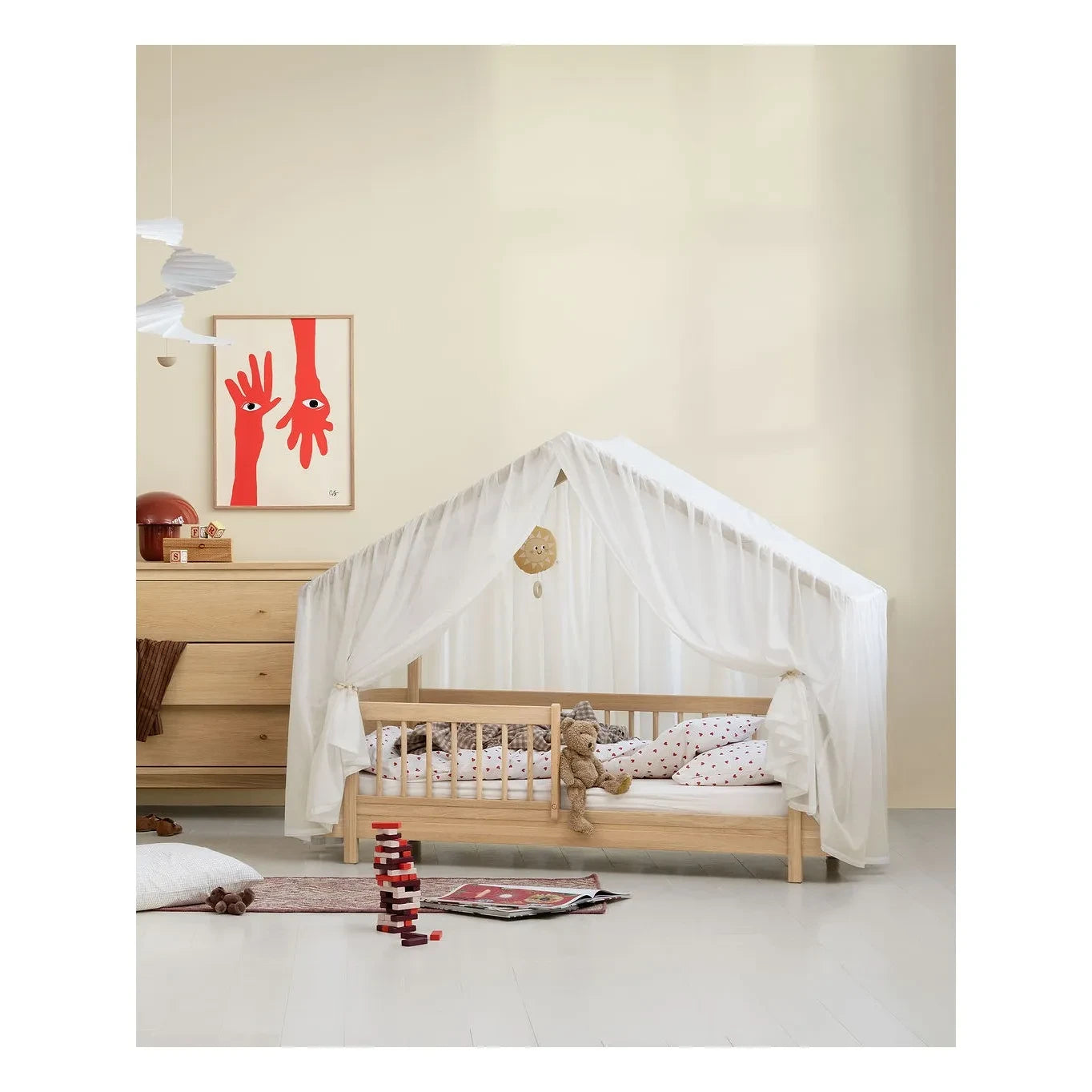 Oliver Furniture - Wood Mini+ karyola | Meşe