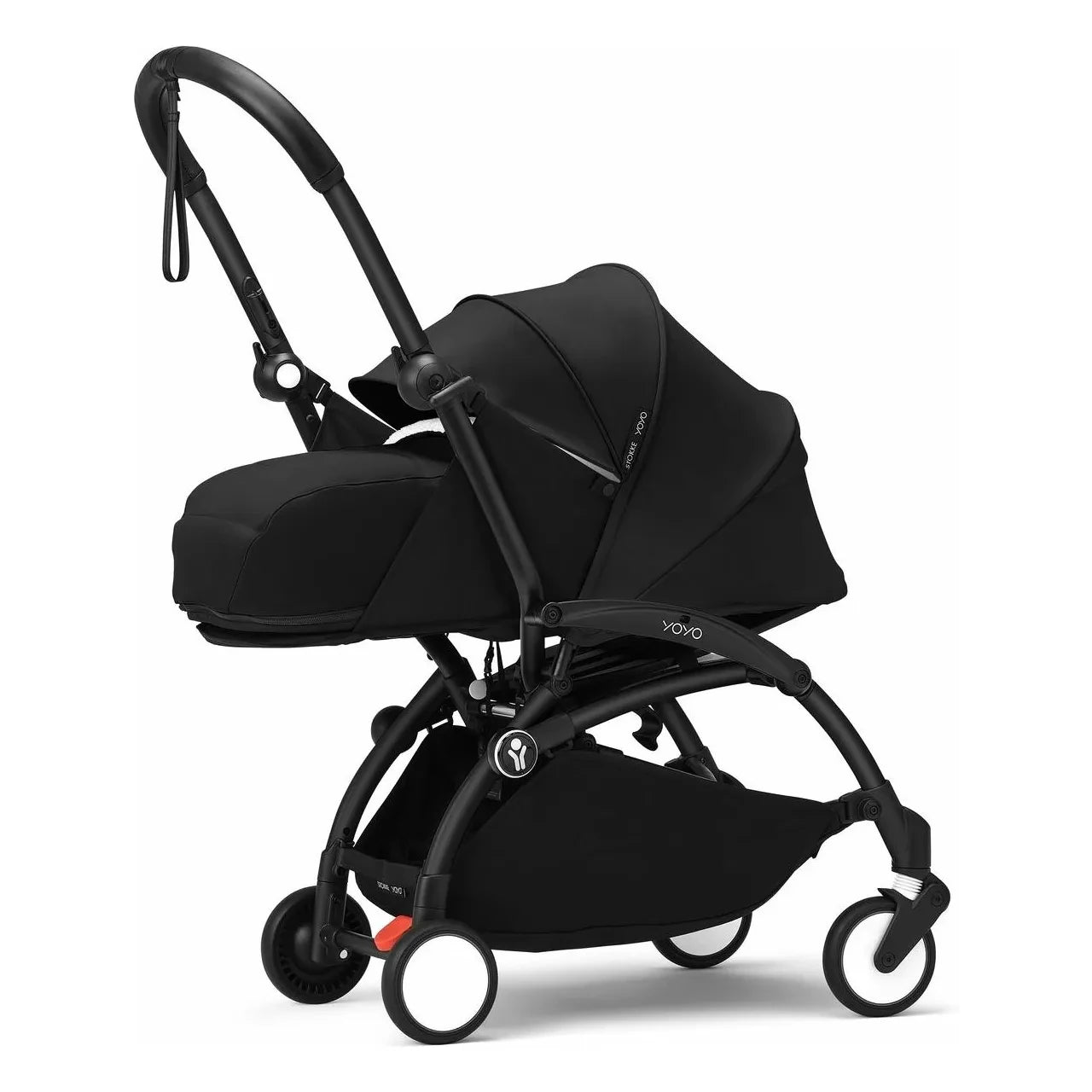 Stokke® - YOYO³ tam bebek arabası 0+ ve 6+ Siyah çerçeve | Siyah