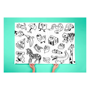 Omy - Dev boyama posteri İlk Sanat Posterim
