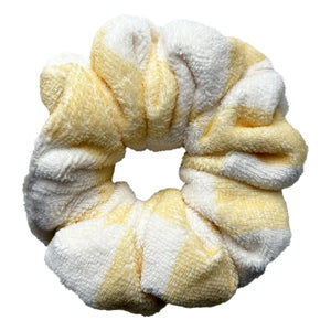 Jera Mini - Chouchou Kareli Terrycloth | Soluk sarı
