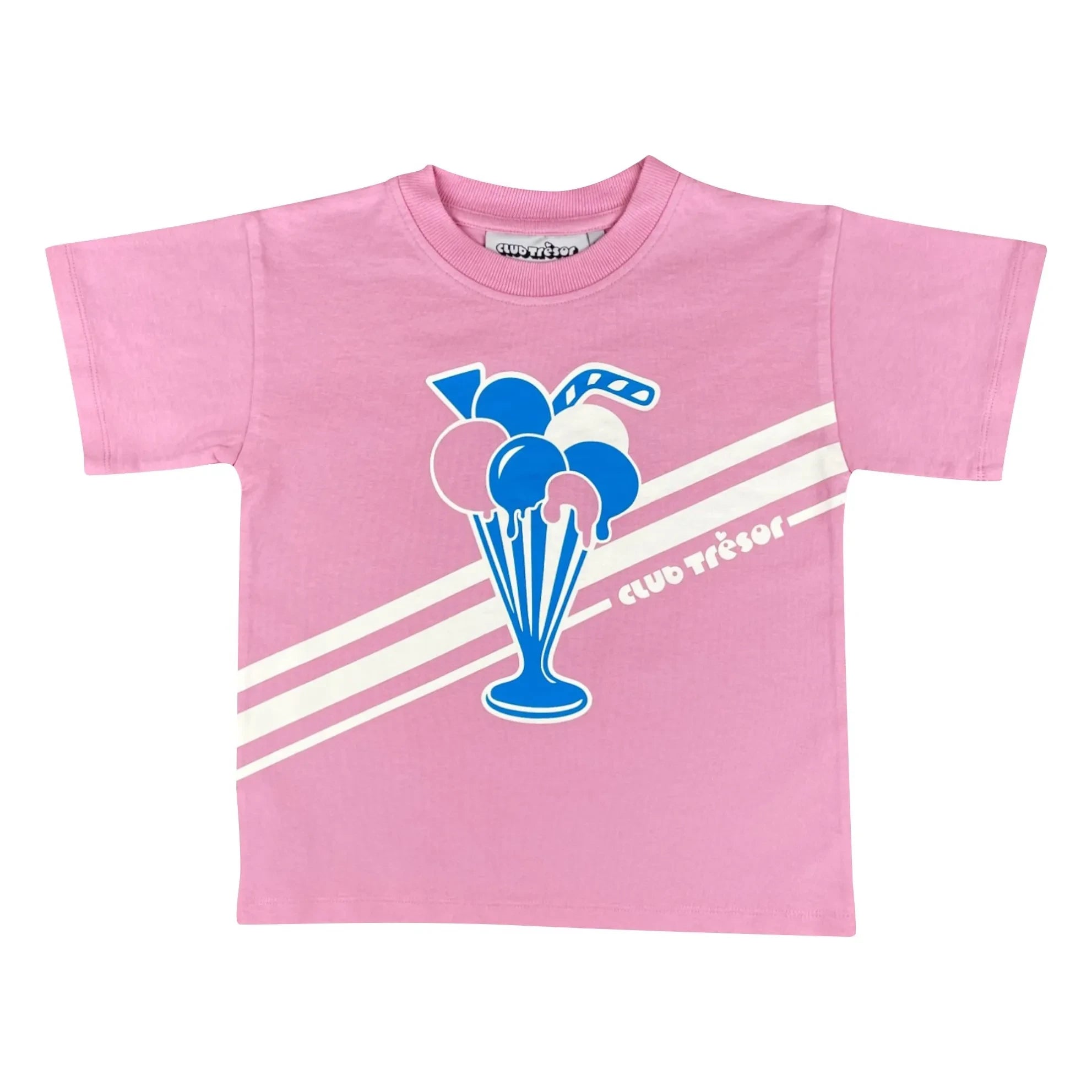 Club Trésor - Dondurma Tişört | Pembe