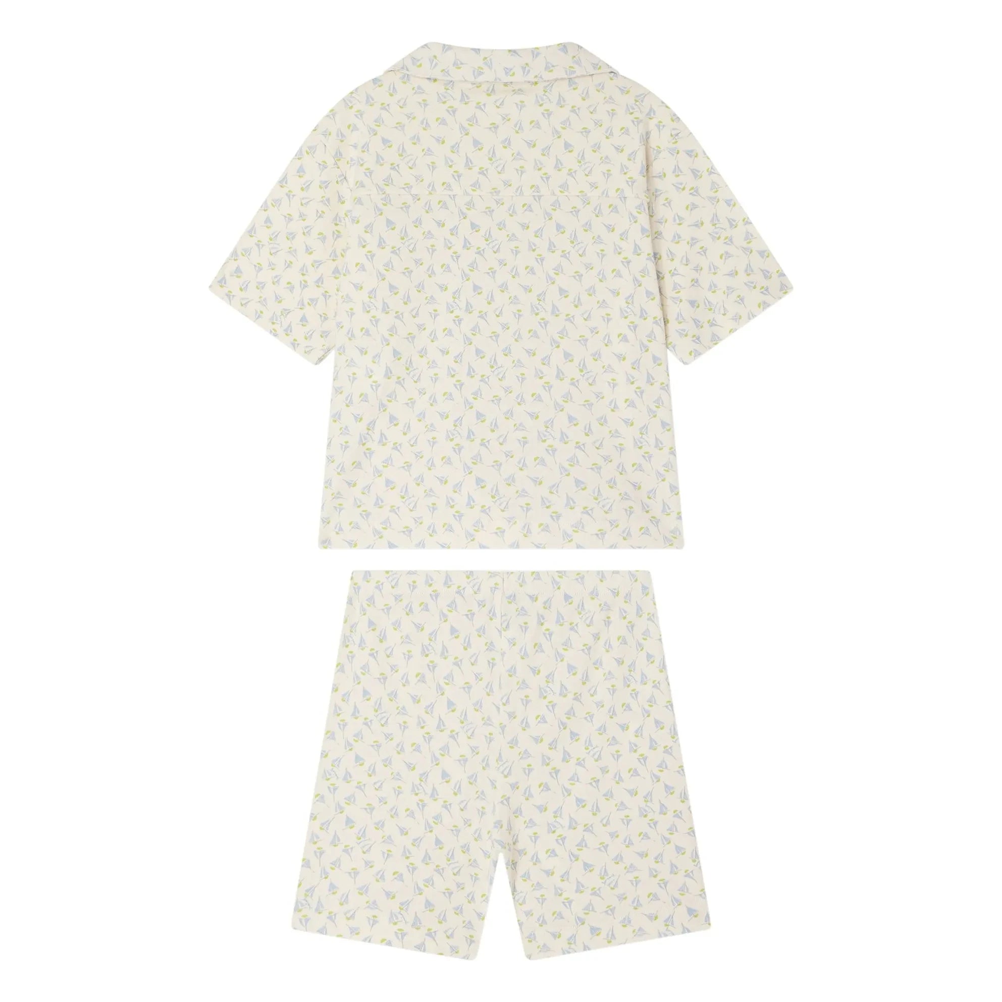 Bonpoint - Pyjamas Lothar Yelkenliler Organik Pamuk | Beyaz