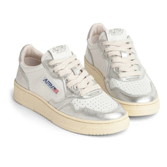 Autry - Medalist Low İki Renkli Sneaker | Gümüş