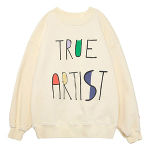 True Artist - Sweat N°11 Organik pamuk | Soluk sarı