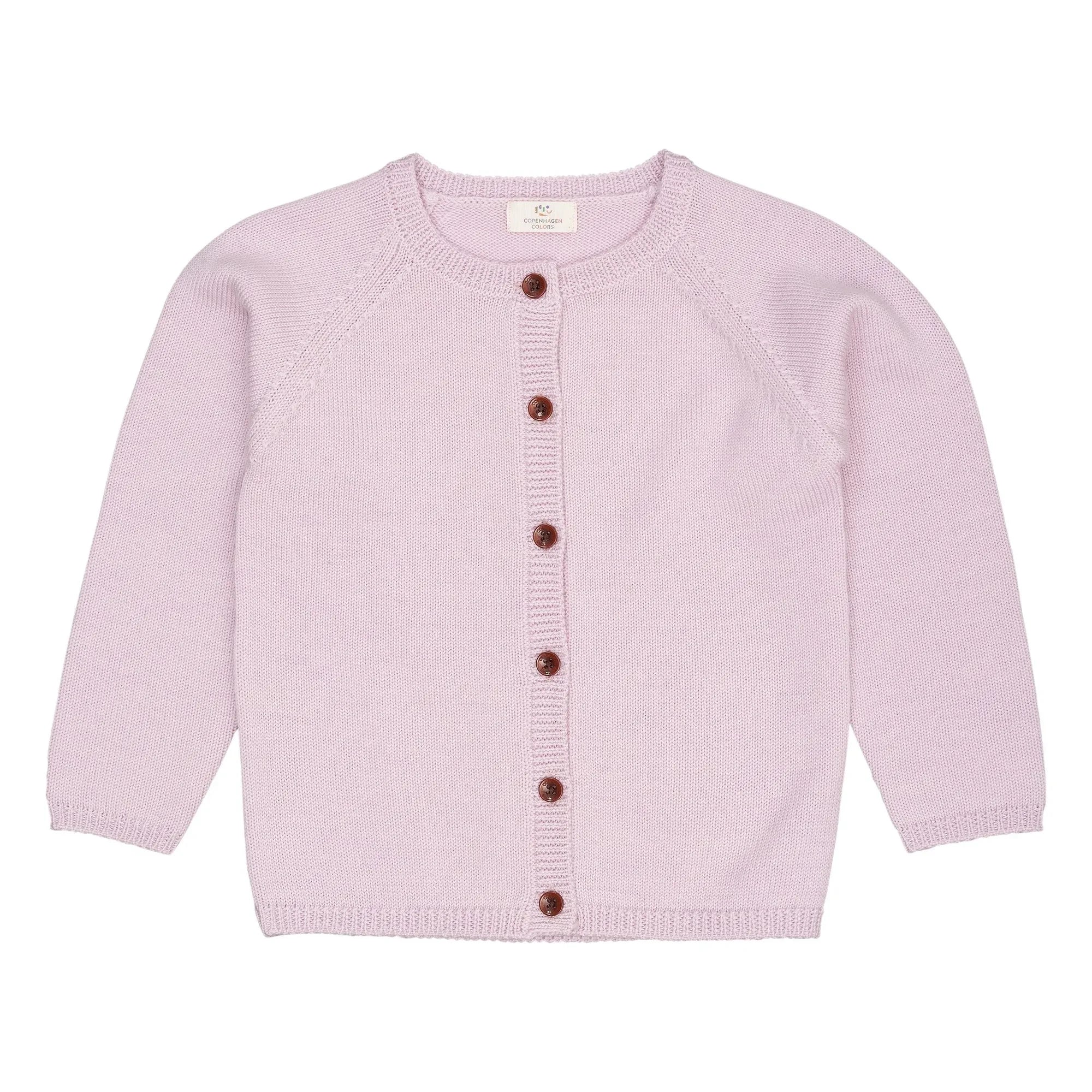 Copenhagen Colors - Merinos Yünü Hırka | Leylak