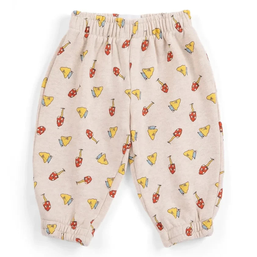 Bobo Choses - Organik Pamuklu Bebek Mantar Jogger | Ekru