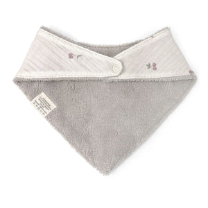 Babyshower - Kirazlı bib bandana | Ekru