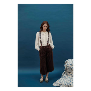 Emile et Ida - Charline Nakışlı Bluz | Krem
