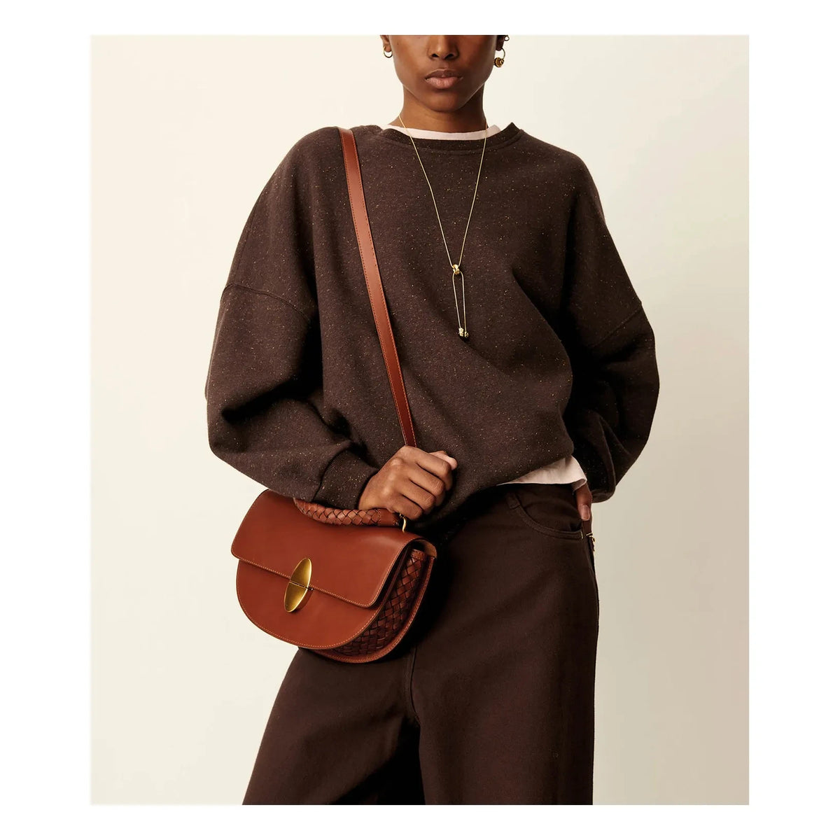 Sessùn - Chebbi organik pamuk sweatshirt | Ganache