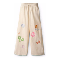 Molo - Alfie Minis Doodles pantolon | Ecru