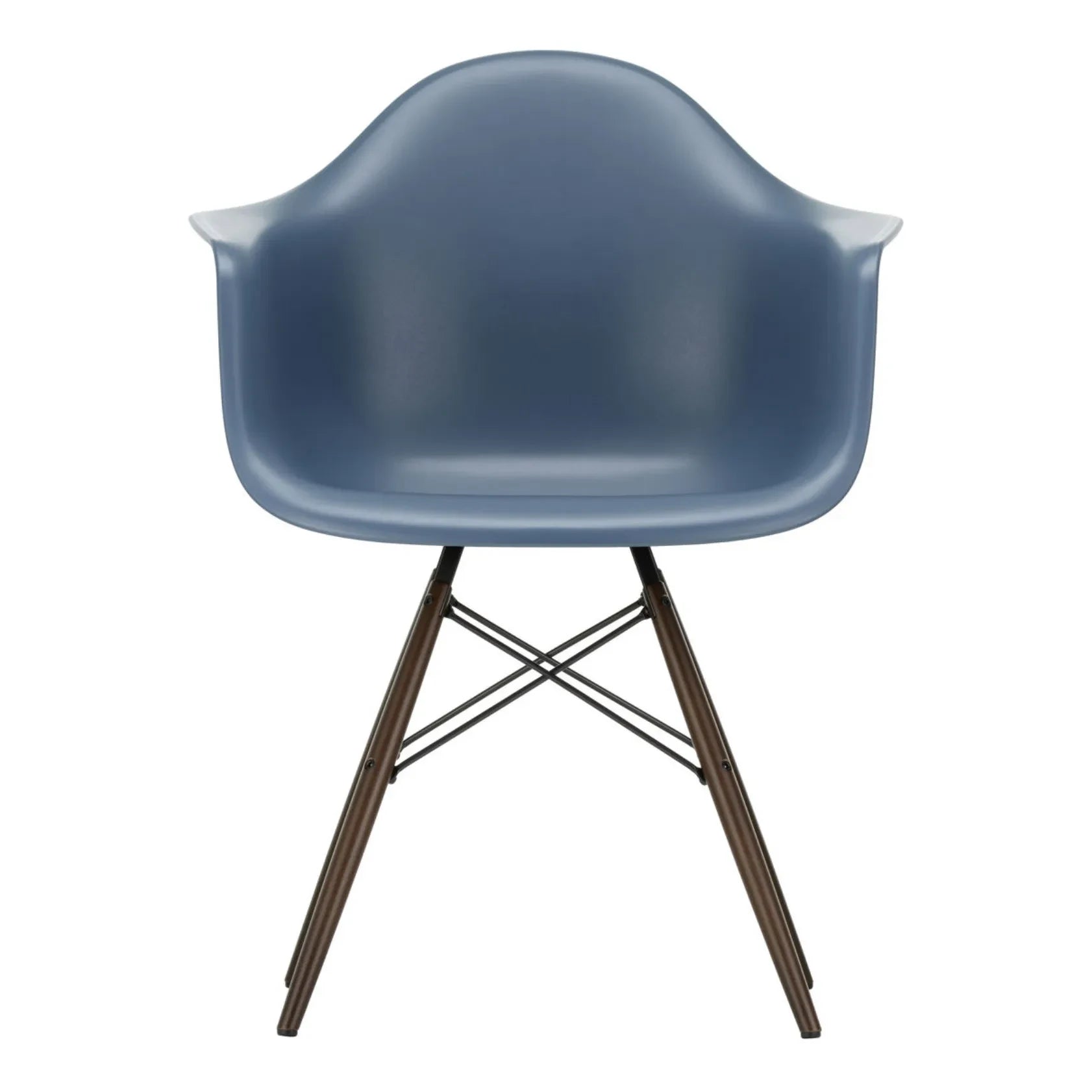 Vitra - DAW sandalye - akçaağaç taban - Charles &amp; Ray Eames | Deniz mavisi