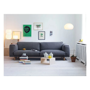 Muuto - Rest 3 Koltuklu Kanepe | Koyu gri