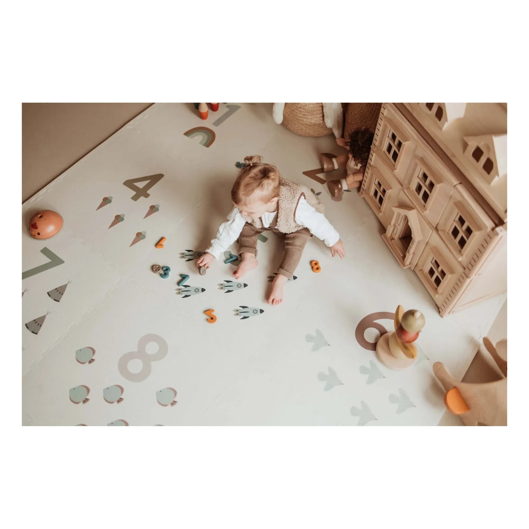 Play and Go - Tiloo modüler oyun matı - Number