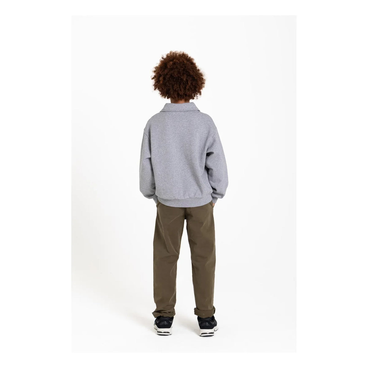 Hundred Pieces - Phoenix Pretzel Organik Pamuk Polo Shirt | Heather grey