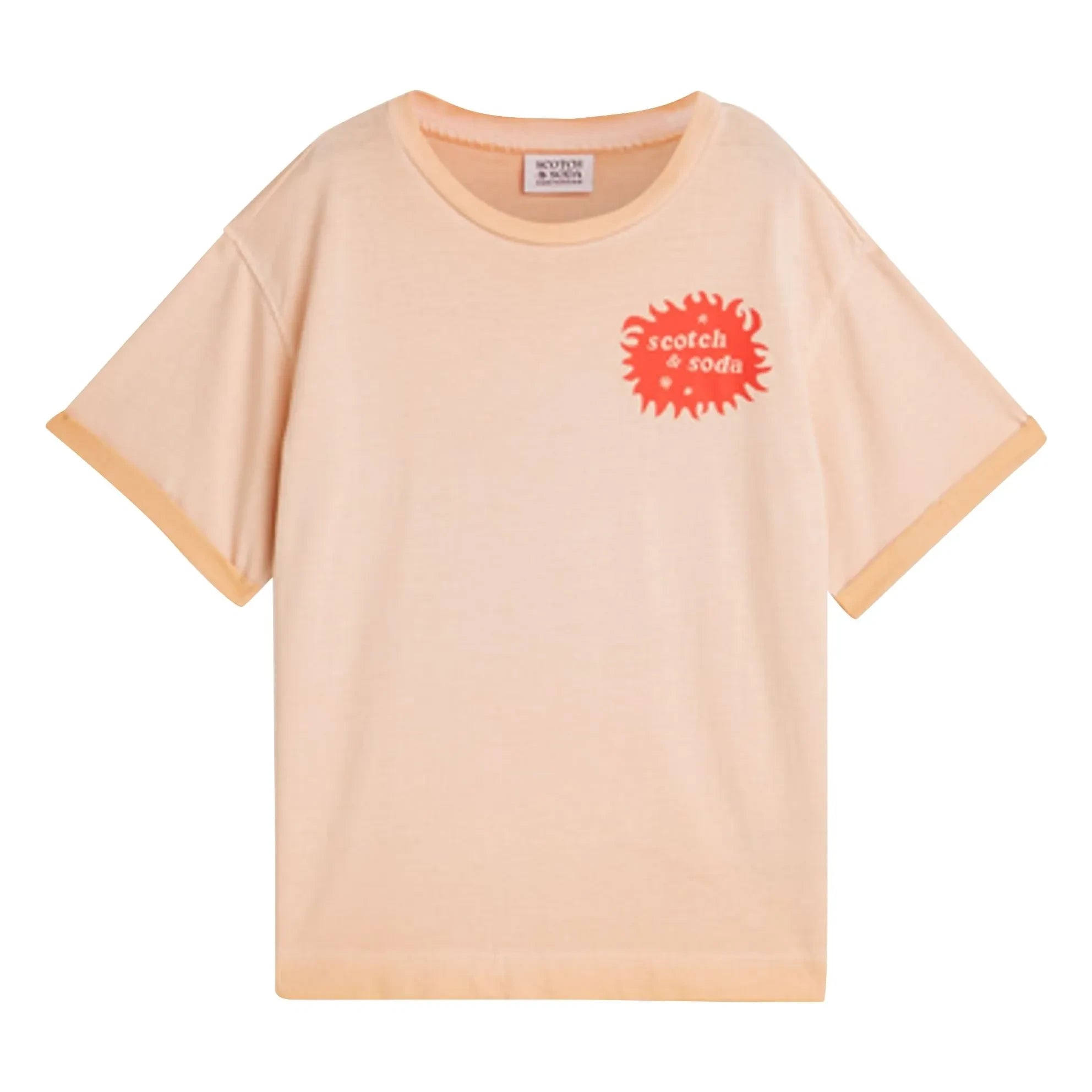 Scotch & Soda - Tişört Artworks Logosu | Mercan