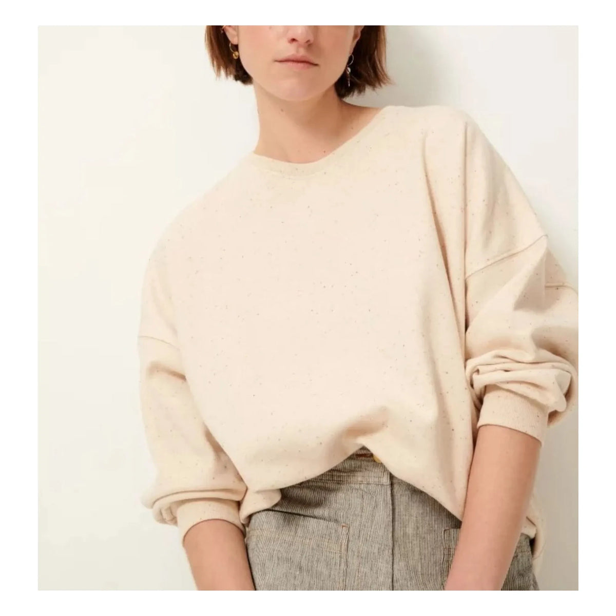 Sessùn - Oversize Chebbi sweatshirt | Ecru