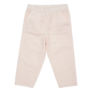 Copenhagen Colors - Seersucker pantolon | Krem