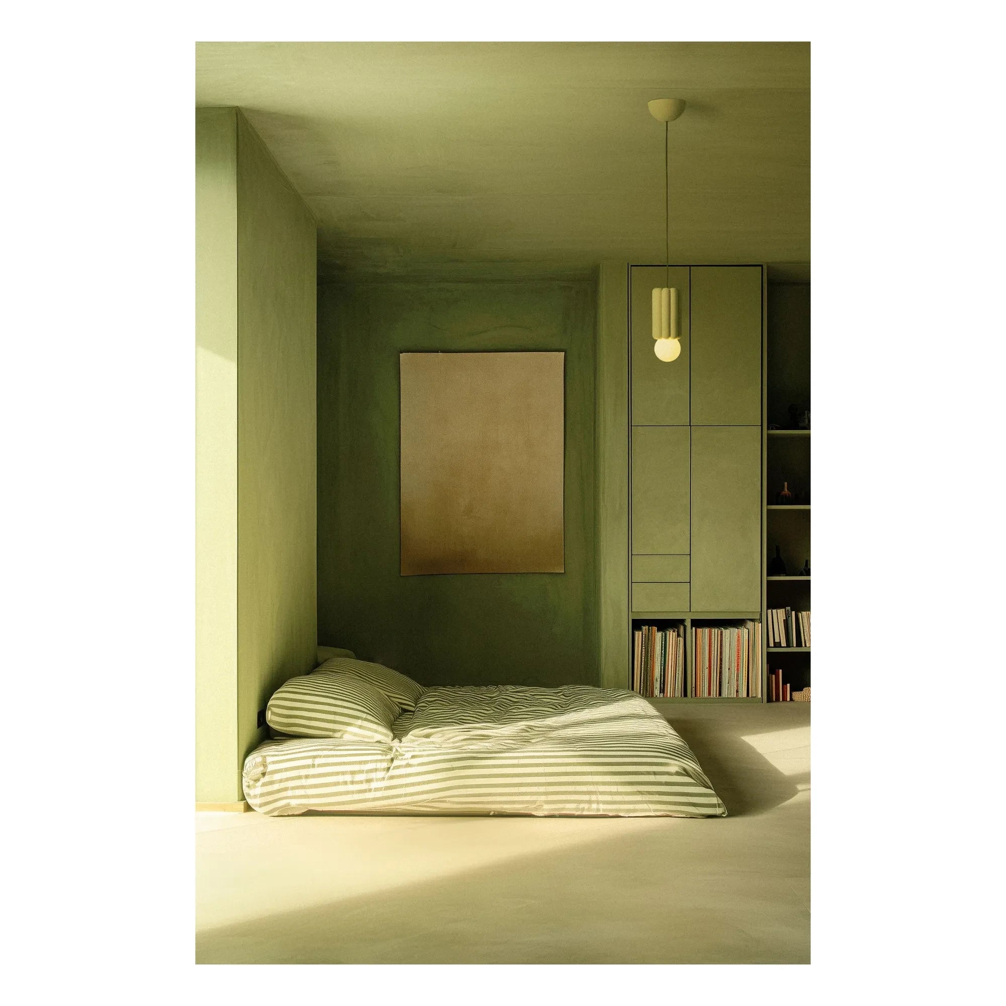 Schneid Studio - Stucco 3 seramik sarkıt lamba | Fıstık yeşili
