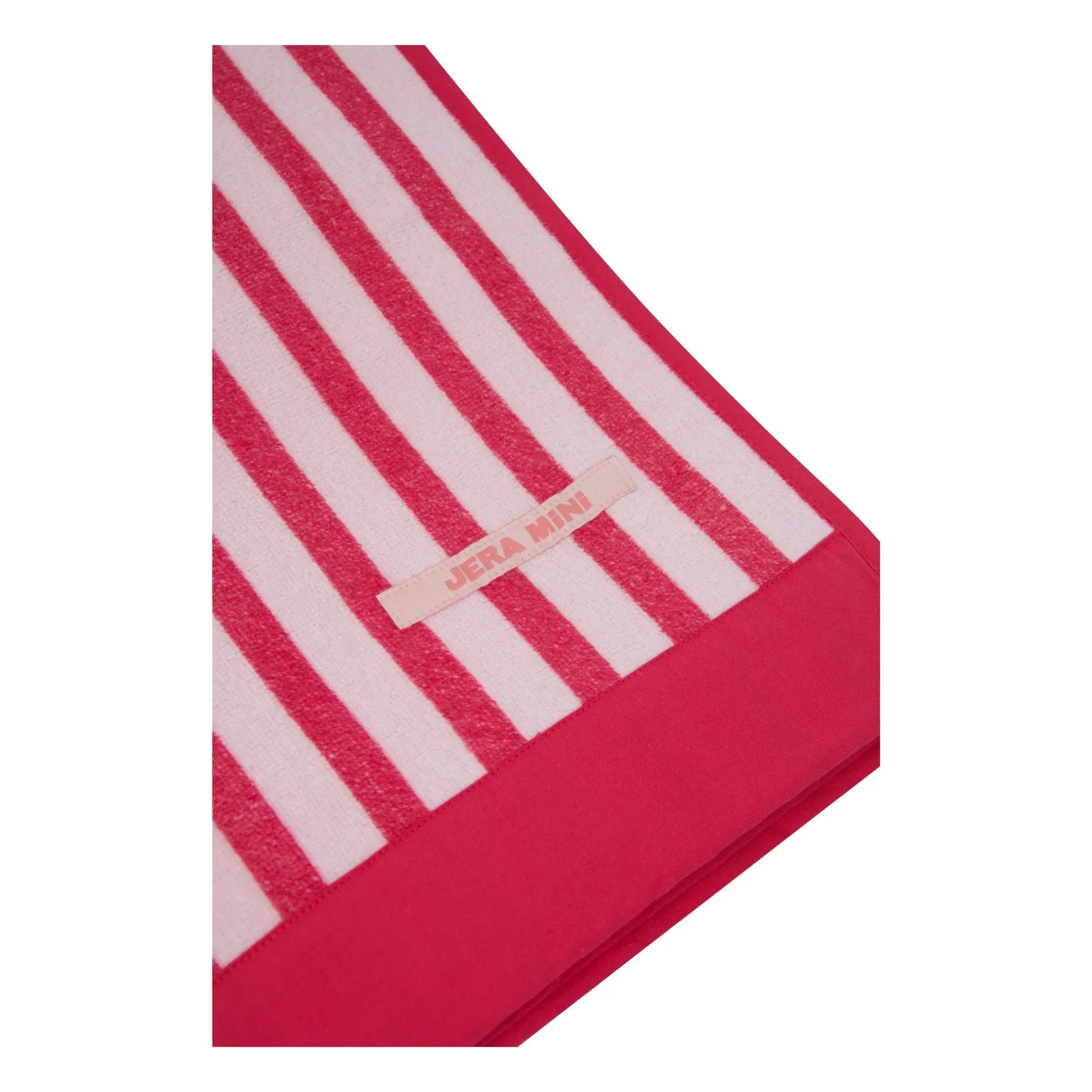 Jera Mini - Çizgili Havlu Plaj Havlusu | Pembe