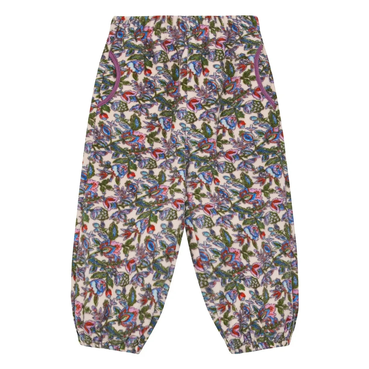 Petit Stella - Çiçek Desenli Polar Set | Mor