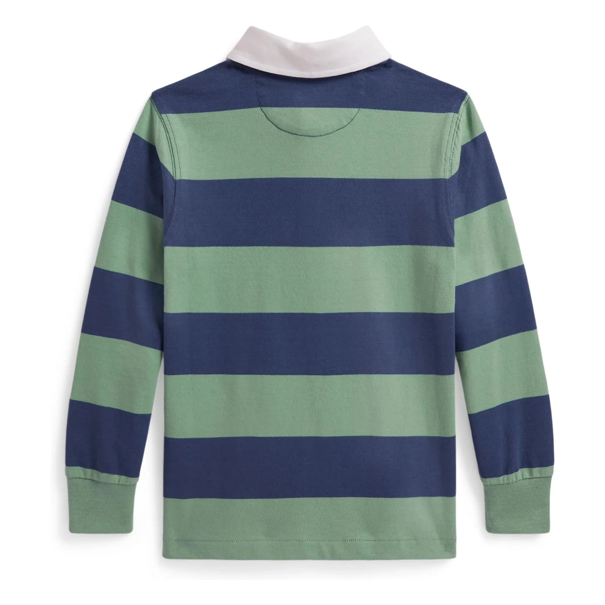 Ralph Lauren - Uzun kollu Rugby çizgili polo tişört | Nane Yeşili