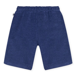 Petit Bateau - Uni Sünger Bermuda Şort | Lacivert