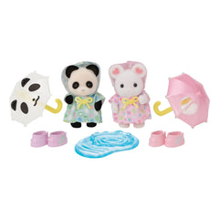 Sylvanian Families - Yağmurluklu Bebek İkili