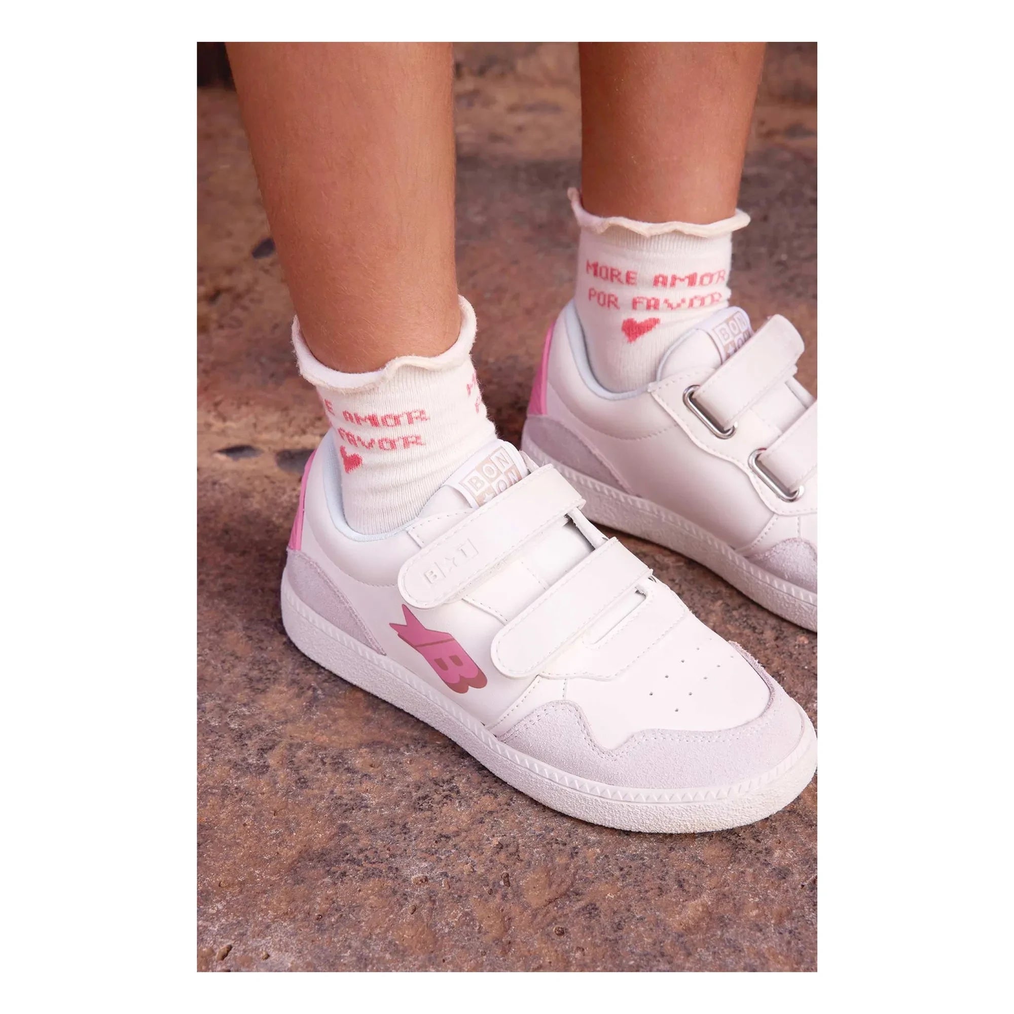 Bonton - Kix Easy Çizilme Sneakerları | Pembe