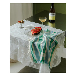 Tarta Gelatina - Organik pamuk peçeteler - 2'li set | Mavi