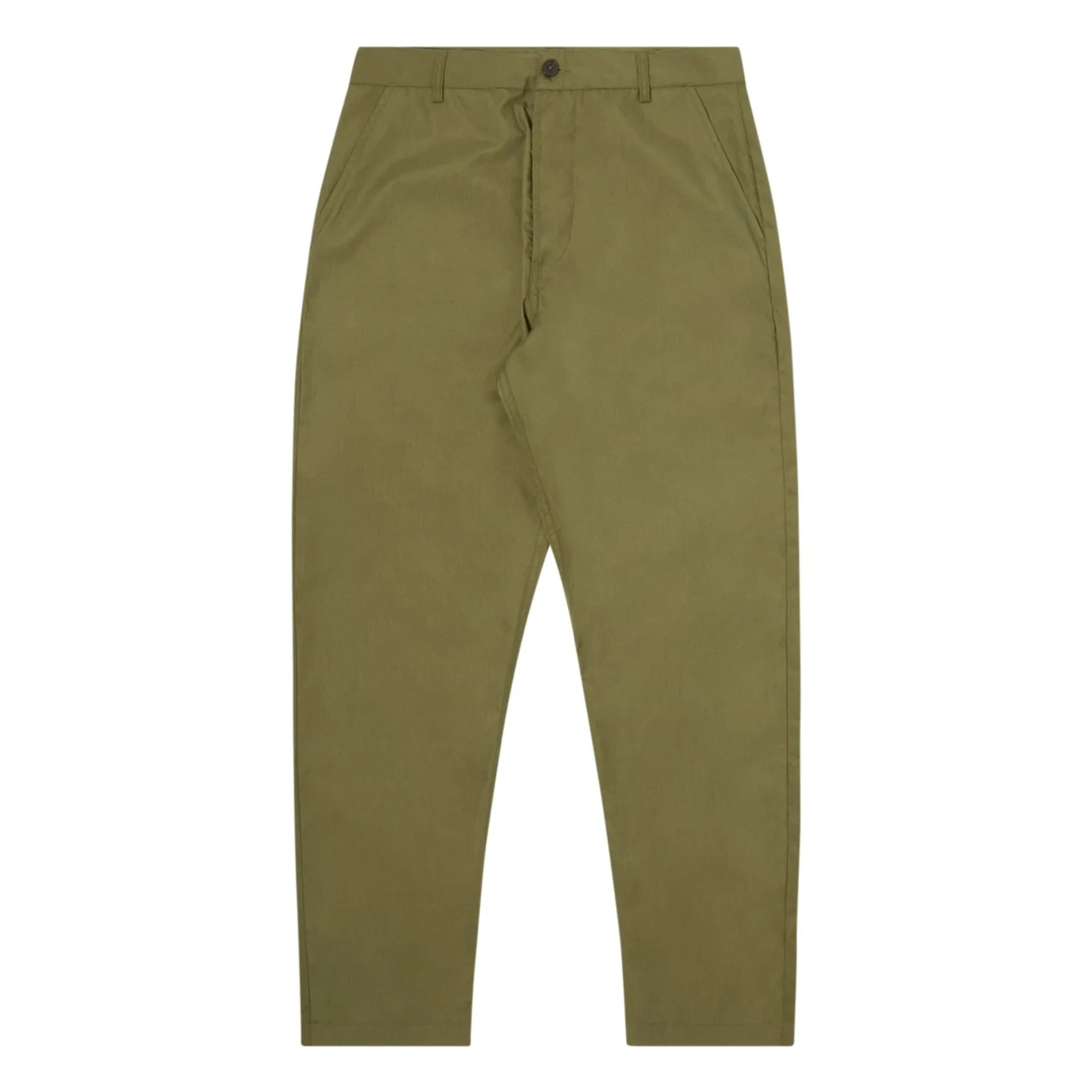 Universal Works - Askeri Chino Geri Dönüştürülmüş Elyaf Pantolon | Zeytin yeşili