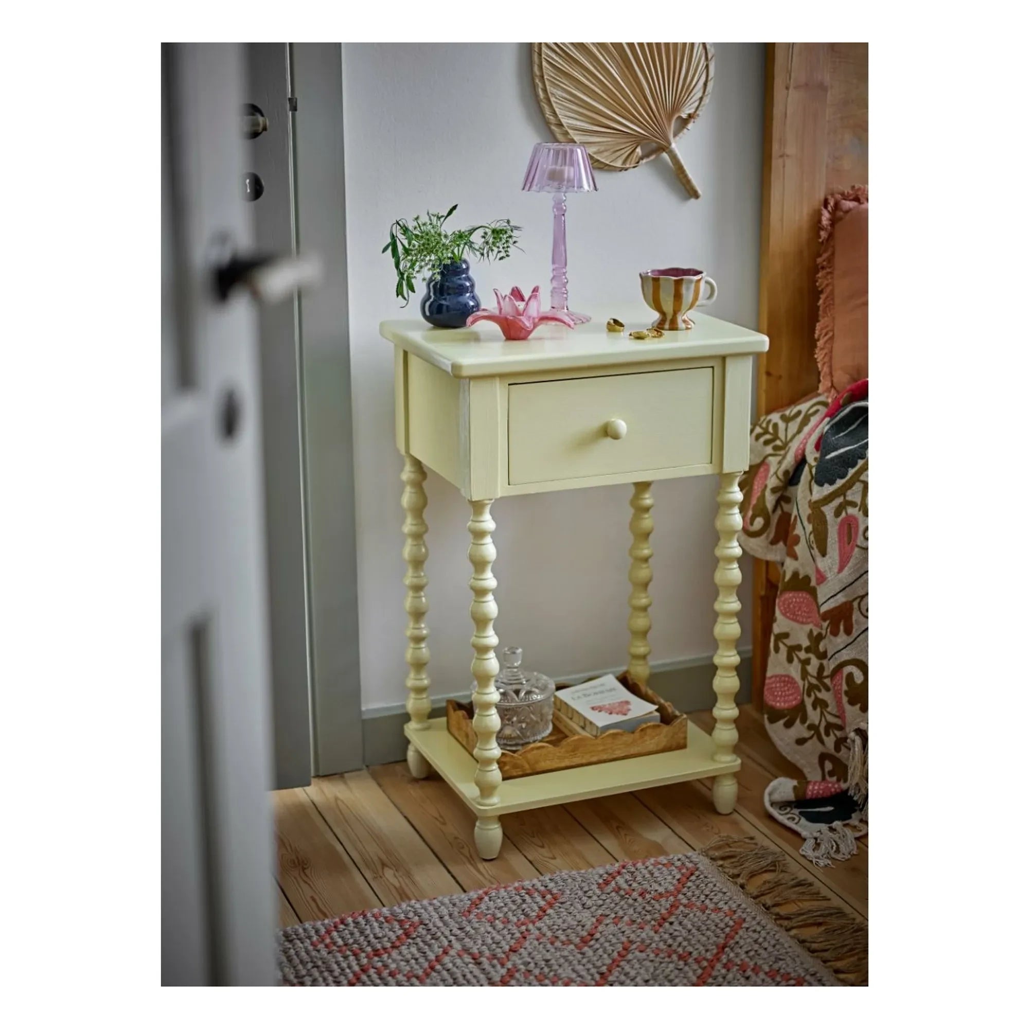 Bloomingville - Ceva pamuklu battaniye | Pembe