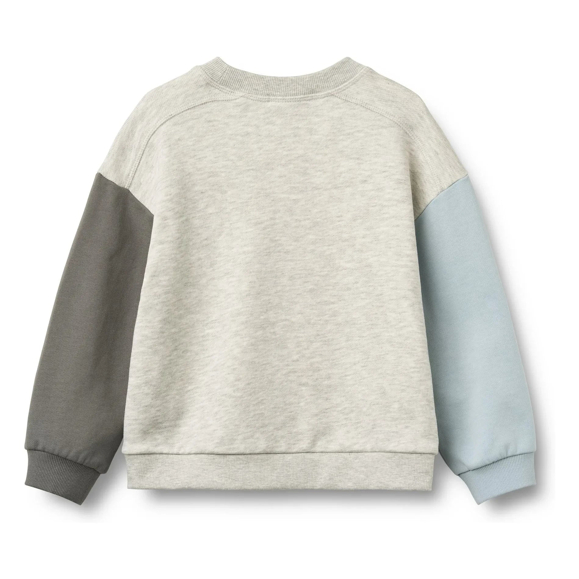 Wheat - Lennon Smiley Sweat Organik Pamuk | Gri melanj