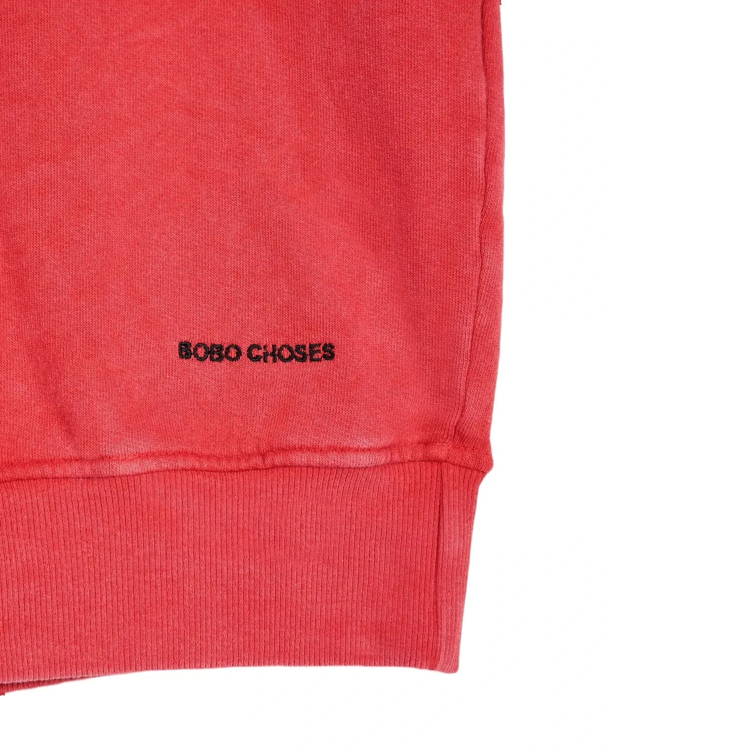 Bobo Choses - Hidden Monster organik pamuklu sweatshirt | Kırmızı