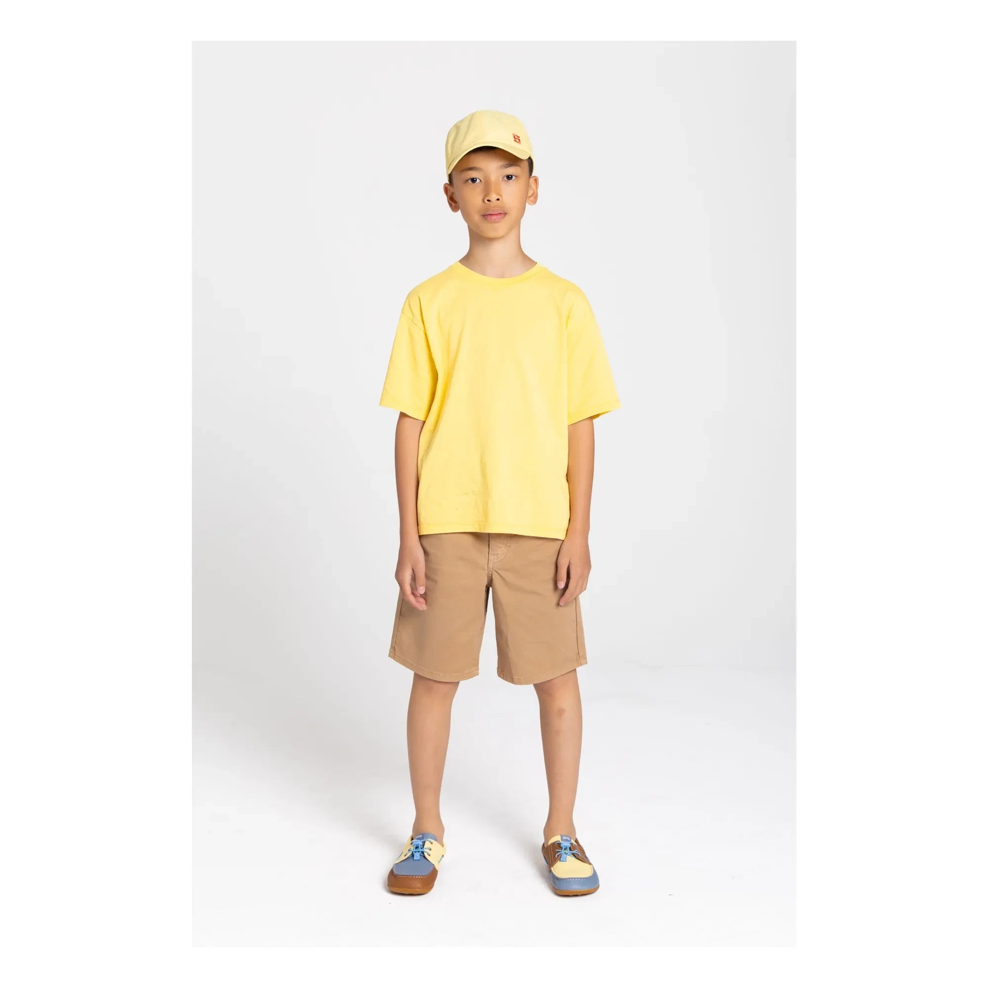 Smallable Kid - Nils Organik pamuklu T-shirt | Floresan sarı
