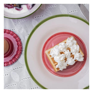 Denise - Dakota tabak 22 cm | Pembe