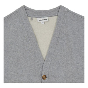 Smallable Kid - Ostmark organik pamuklu hırka | Gri melanj