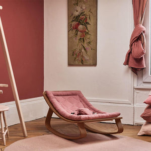 Charlie Crane LEVO Baby Rocker Cushion - Bois de Rose-Baby Bouncer Cushions- | Natural Baby Shower