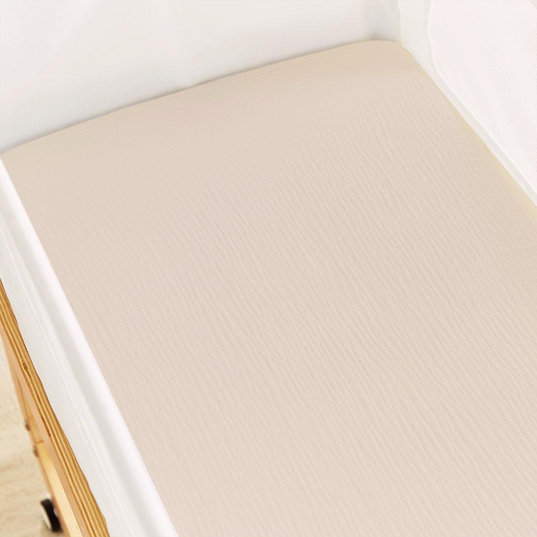 CuddleCo Universal Crib/ Co Sleeper Sheets 2pk - Cashmere Waffle-Sheets-Cashmere Waffle-Crib | Natural Baby Shower